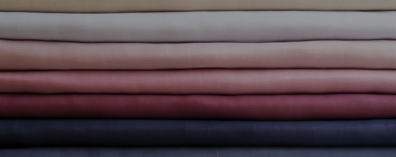 Stacked fabric in various colors